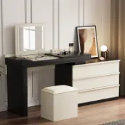 تفصيل تسريحة مع مراّة قابلة للفتح