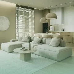 صورة لقسم غرفة المعيشه